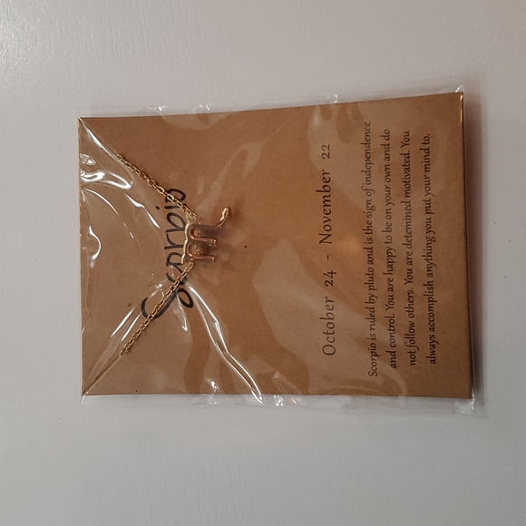 ♏️SCORPIO Zodica Necklace♏️ - Picture 2 of 3